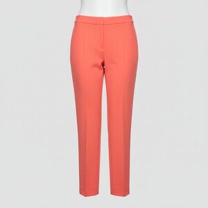 Charter Club Slim Leg Stretch Pants Women 16 coral collar